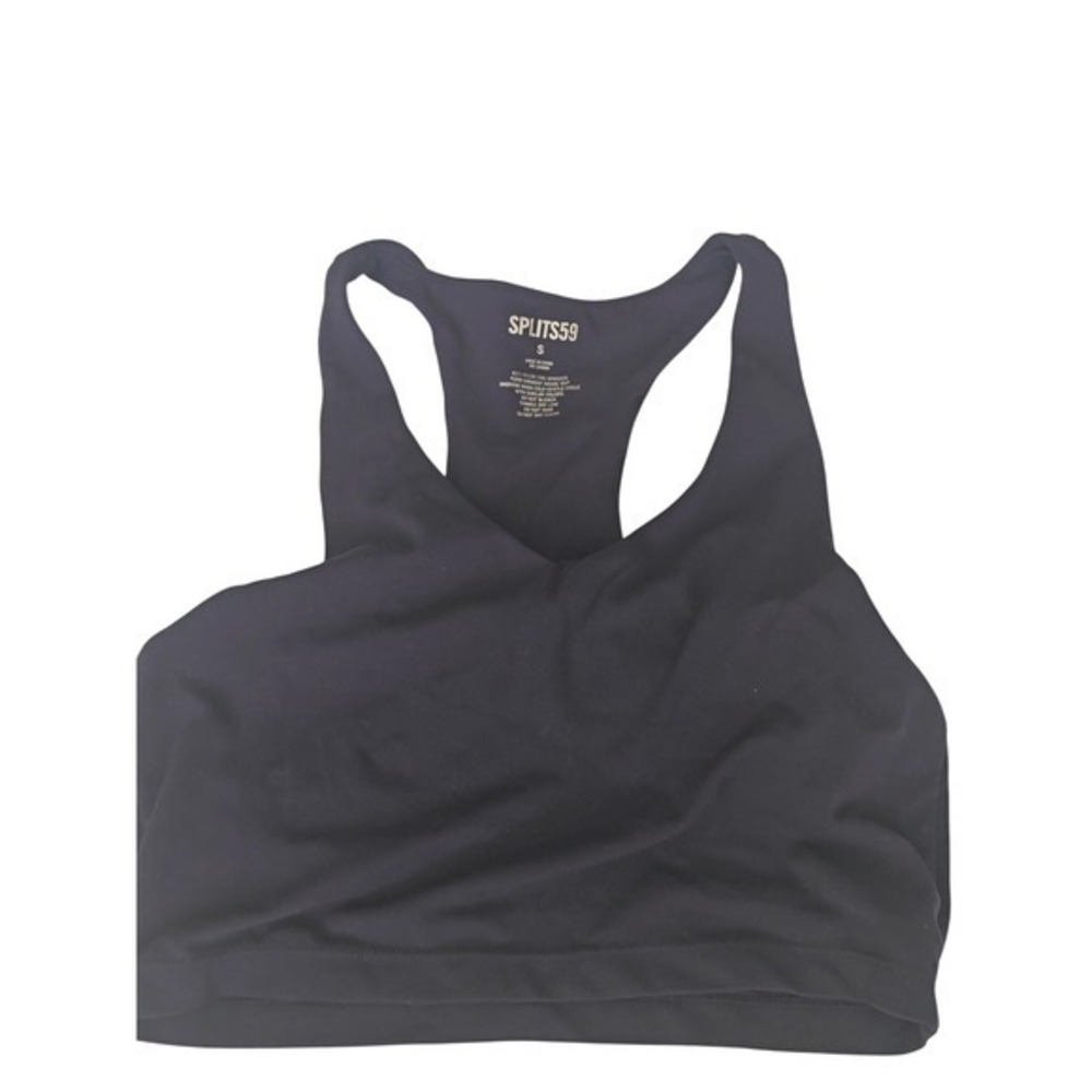 Splits59 Navy Blue Racerback Sports Bra‎ Athletic Top Size S